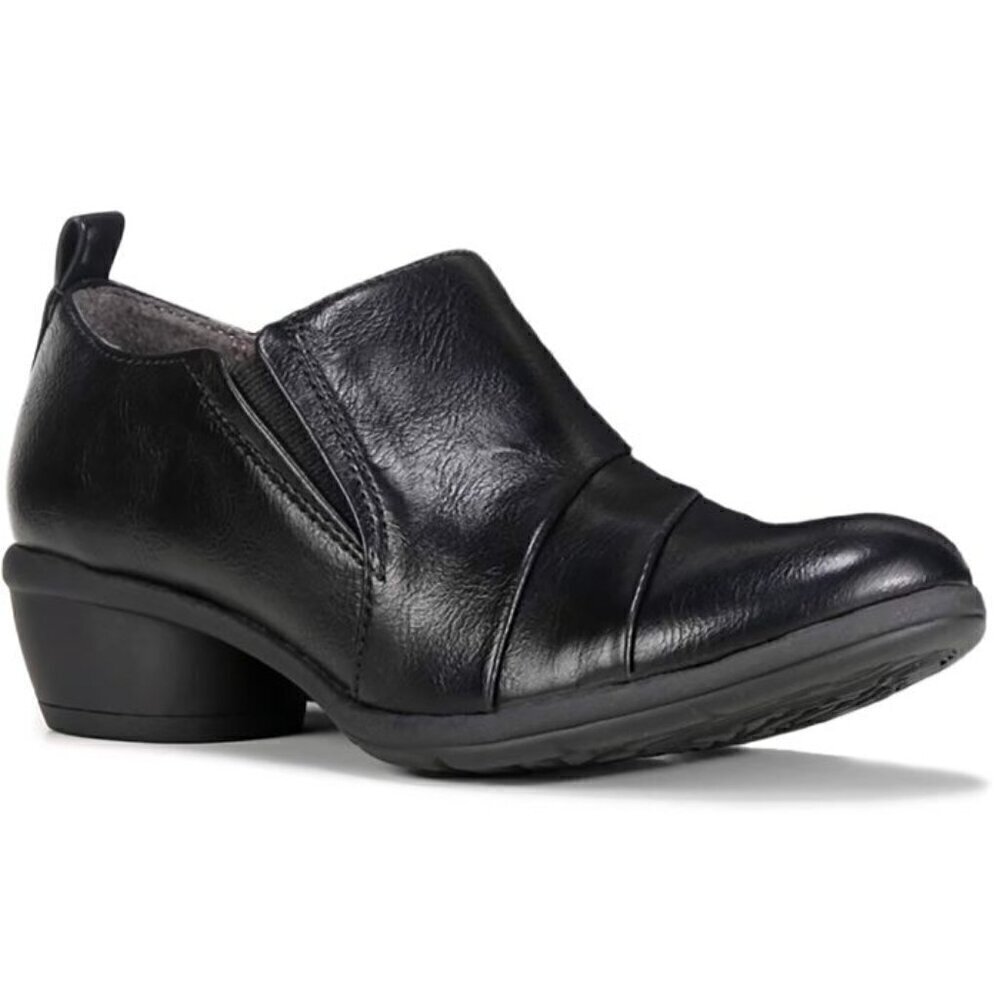 Eurosoft Women's Abriele Black faux Leather Comfort Bootie Shootie size 10 M NEW